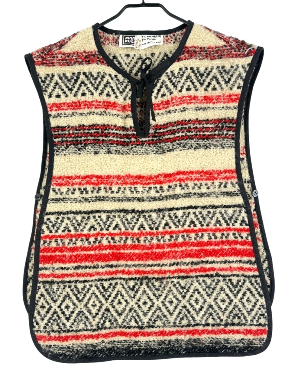 Suéter Sin Mangas De Punto Vintage NORDIC NORWAY Para Damas Talla M