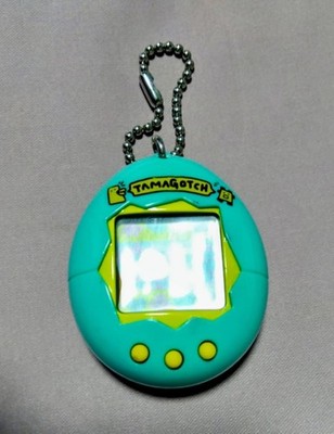 1997 Early Tamagotchi Green Body Bandai Current Retro Operation Unconfirmed