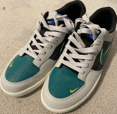Nike SB Force 58 Herren Sneaker Leder grün/grau EU 44,5 DV5760-002