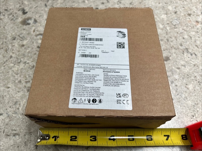 Siemens 3RT2047-1AK60 Contractor 