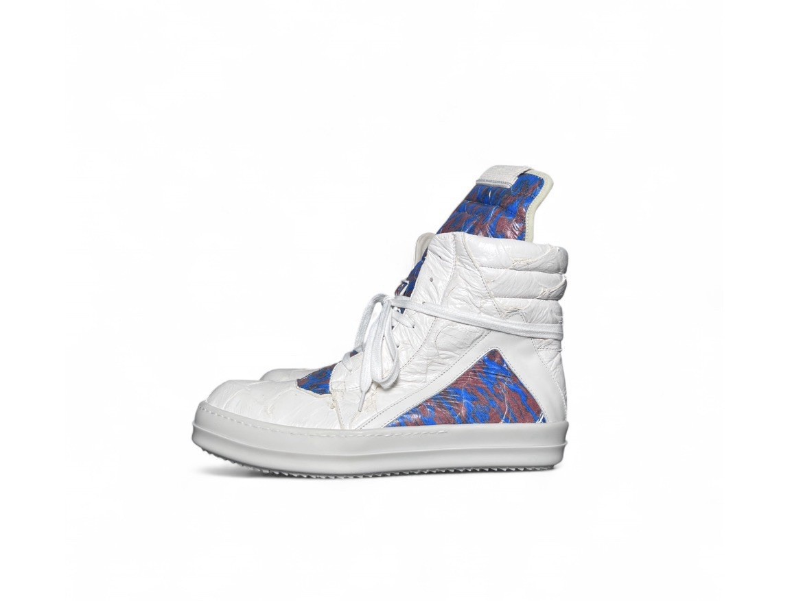 ULTRA RARE* FW20 Rick Owens Pirarucu Geobasket Rust/Nublu Size