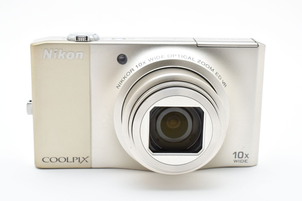 Nikon Coolpix S8000 Silver 14.2MP Compact Digital Camera From