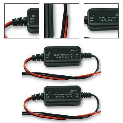 Easy Install DC Spannungsreduzierer Wandler von 12V auf stabilen 5V Ausgang