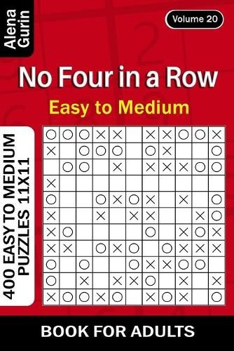 Alena Gurin No Four in a Row puzzle book for Adults (Tascabile)
