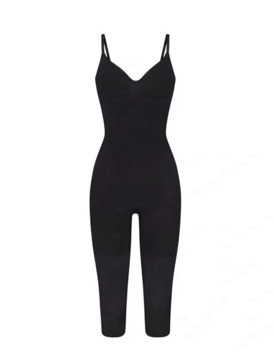 SKIMS Seamless Sculpt Catsuit Size XXS Onyx NWT Open Gusset | eBay