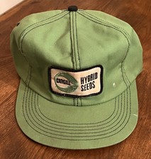 Vintage Cargill Hybrid Seeds Snapback Trucker Hat Cap Patch K Products USA Made