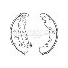 Bremsbackensatz hinten für Ford Fusion JU KA RB Puma EC Street RL2 | 23842963