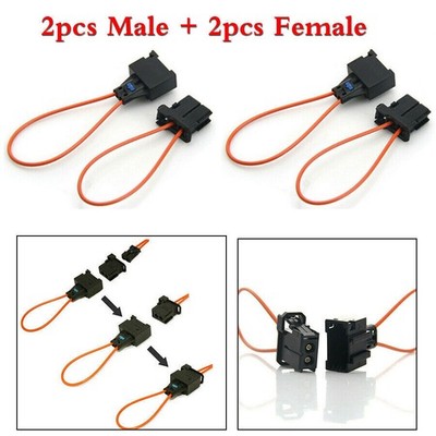 Car Male+Female Plug Adapter Diagnostic Fiber Optic Bypass Loop For MOST System