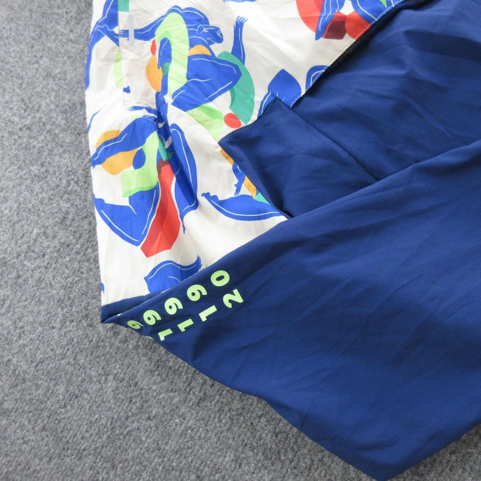 Chaqueta de running Nike para hombre XL azul multicolor A.I.R. Cortavientos con capucha Kelly Anna Foto 4 de 4