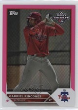 2023 Topps Pro Debut Fuchsia Foil 26/199 Gabriel Rincones #PD-134 w5b