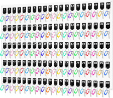 Acrylic Key Holder Board with 100 Hooks, Wall Mount Organizer,Clear