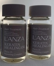 NEW 2x LANZA Keratin Healing Oil Hair Treatment .34oz/10mL Travel Size