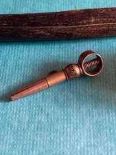 Ancienne Clé de Montre Gousset Mécanique en Plaqué Or