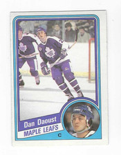1984-85 O-PEE-CHEE DAN DAOUST #299 TORONTO MAPLE LEAFS