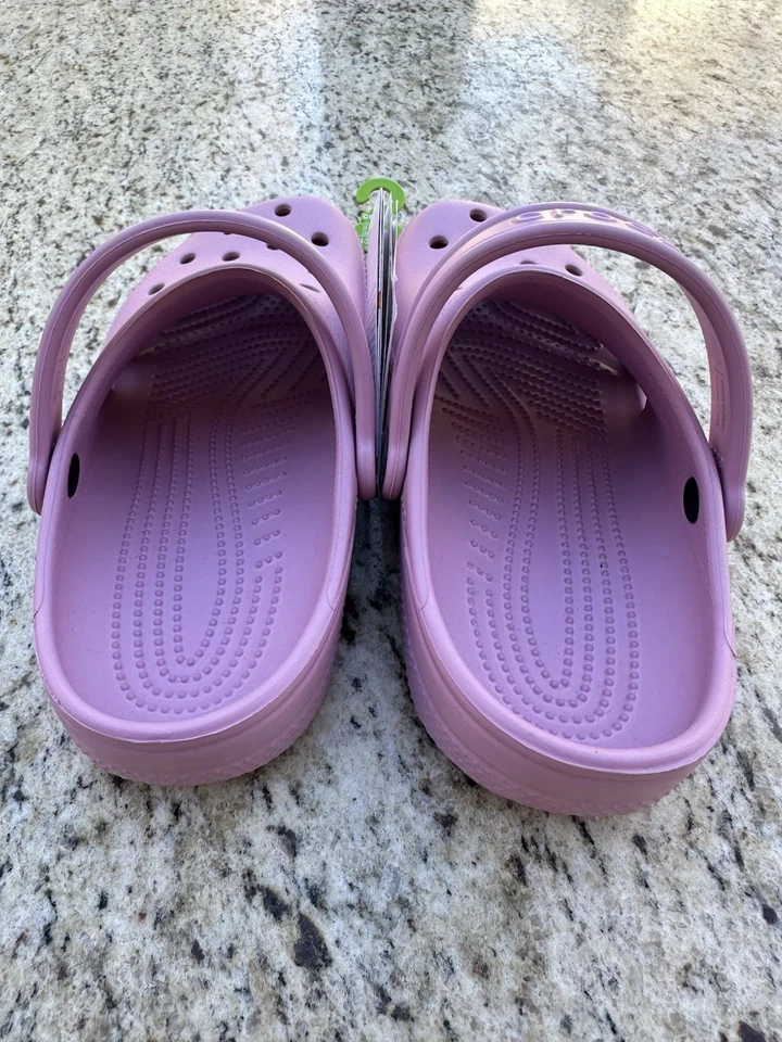 Crocs Classic Clog K Big Kids' (Ages 5+) J3 US Hydrangea 206991-5BX NWT - Image 4 of 4