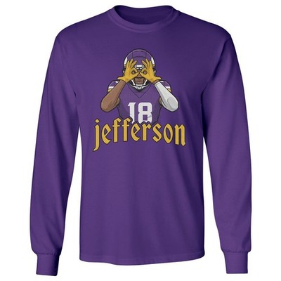 Jefferson Inspired Goggles - Minnesota Fans Tribute Long Sleeve T-Shirt