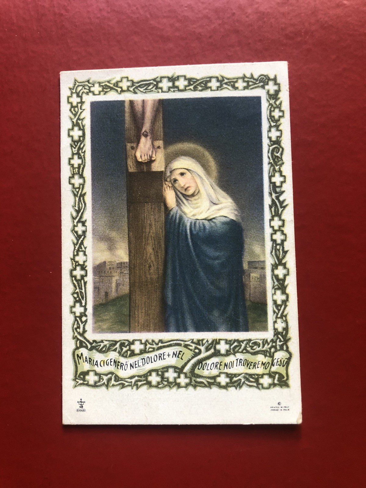 Vecchio Santino, Il mio dolore in unione con Maria (Madonna), Editrice Ancora