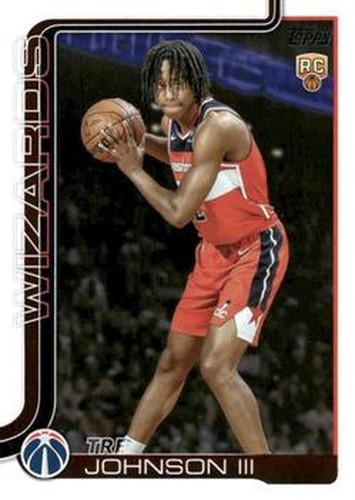 2025-26 Topps Basketball #206 Tre Johnson III RC Base Card FAST SHIPPING