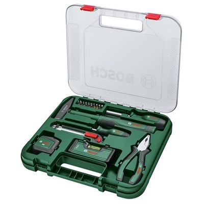 BOSCH Universal 17-Piece Hand Tool Set - All-in-One Toolkit with Plier,