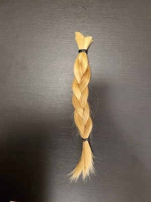 Deutsches Naturhaar  Unbehandelt Hellblond 28cm  28gramm