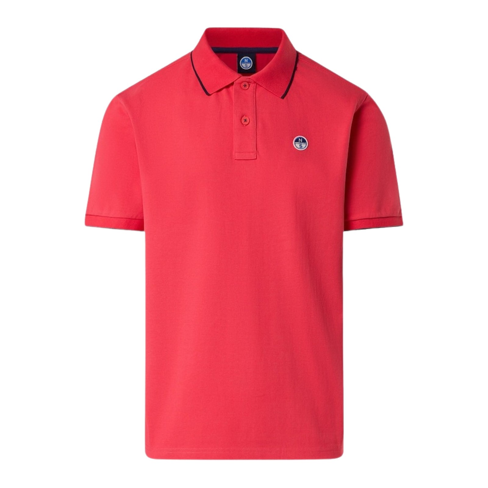 North Sails Men's Pink Cotton Polo Shirt 692452