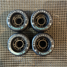 Kahuna Creations Black 70mm 78a Longbaord Wheels