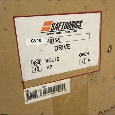 Saftronics CV10 4015-9 General Purpose AC Drive 480V 15HP