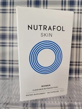 NUTRAFOL Women Clear Skin Nutraceutical 120 Caps Full Size 1 Month, Adult Acne 
