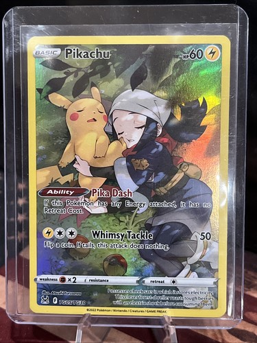Pokémon TCG: Lost Origin TG05/TG30 -PIKACHU- Trainor Gallery Holo Rare