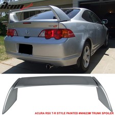 Fits 02-06 Acura Rsx Dc5 Type R Trunk Spoiler Painted Nh623m Satin Silver 3pcs Fits 02-06 Acura Rsx Dc5 Type R Trunk Spoiler Painted Nh623m Satin Silver 3pcs