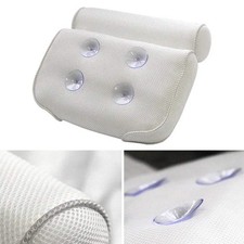 3D Mesh Spa Bath Tub Pillow with Suction Cups Ultimate Relaxation Comfort