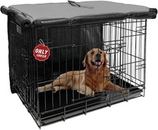 Dog Crate Cover 48 inch, Large Dog Kennel Cover for Cages with1 2 3 Doors, Wa...