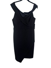 Guess Mini Dress 10 Black LBD Holiday Preppy Classic Chic Neutral Minimalist 80s