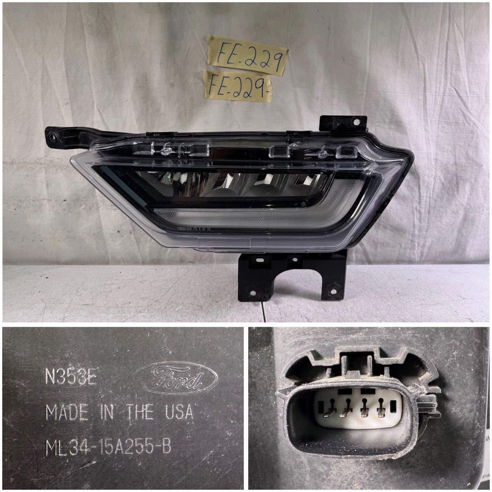 OEM 2021-2023 Ford F-150 F150 Left Driver Side Fog Light LED Lamp ML 34-15A255-B - product detail image 1