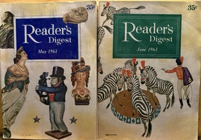 1963 May June 2 READER'S DIGEST MAGAZINE Vintage History Short Stories