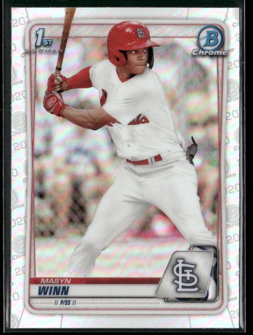 2020 Bowman Draft Masyn Winn #BD-59 1st Chrome Refractor St. Louis Cardinals