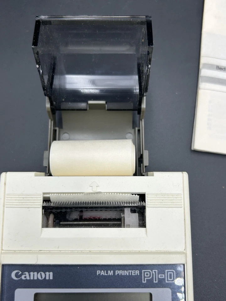 VTG Canon Palm Printer P1-D 10 Digit Calculator With partial roll Thermal paper - Image 4 of 4