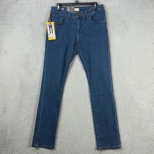 Weatherproof Vintage The Dillon Mens Straight Jeans 32X32 Blue Dark Washed NEW
