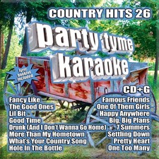Party Tyme Karaoke Country Hits 26 16-song CD G CD