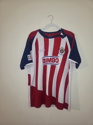 Club Chivas de Guadalajara Authentic Reebok Jersey Size L  2007-2008