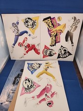 1994 Mighty Morphin Power Rangers Original Glow Stickers Vintage Rare W/open Bag