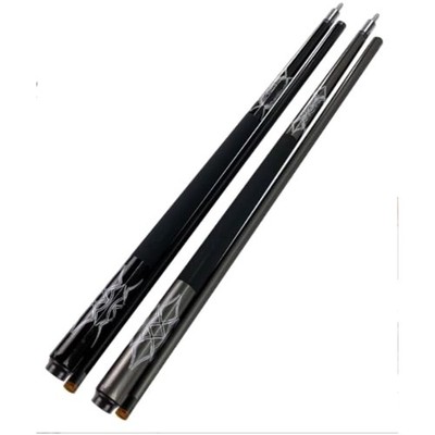 Billiard Cue 58 Zoll Carbon Profi Billard Stock Mini Kopf Snooker Stab Zubehör