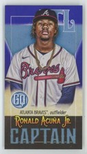 2021 Topps Gypsy Queen Captain Mini Indigo Ronald Acuna Jr. 074/250 Atlanta