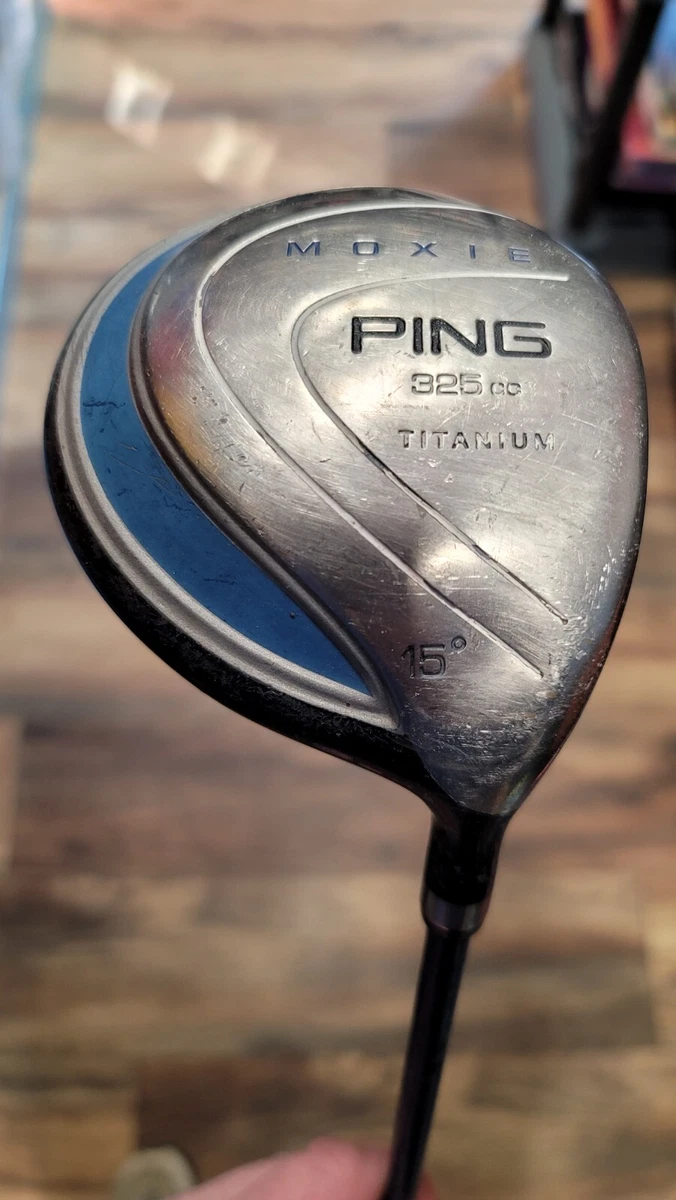 YOUTH Ping Moxie 325 Cc Titanium Driver, 15 Degree, Graphite Shaft.