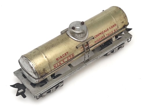Vintage MARX O Gauge #256 NIAX NIACET Chemicals Corp Tank Car - Picture 4 of 12