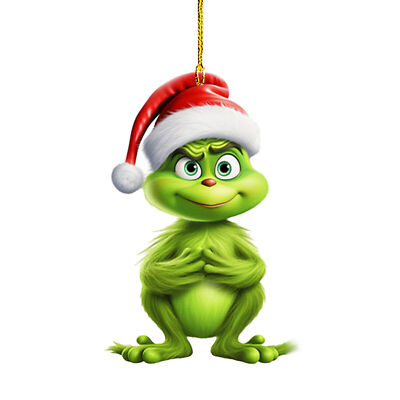 3 inch Christmas Grinch Ornaments Xmas Tree Hanging Decoration