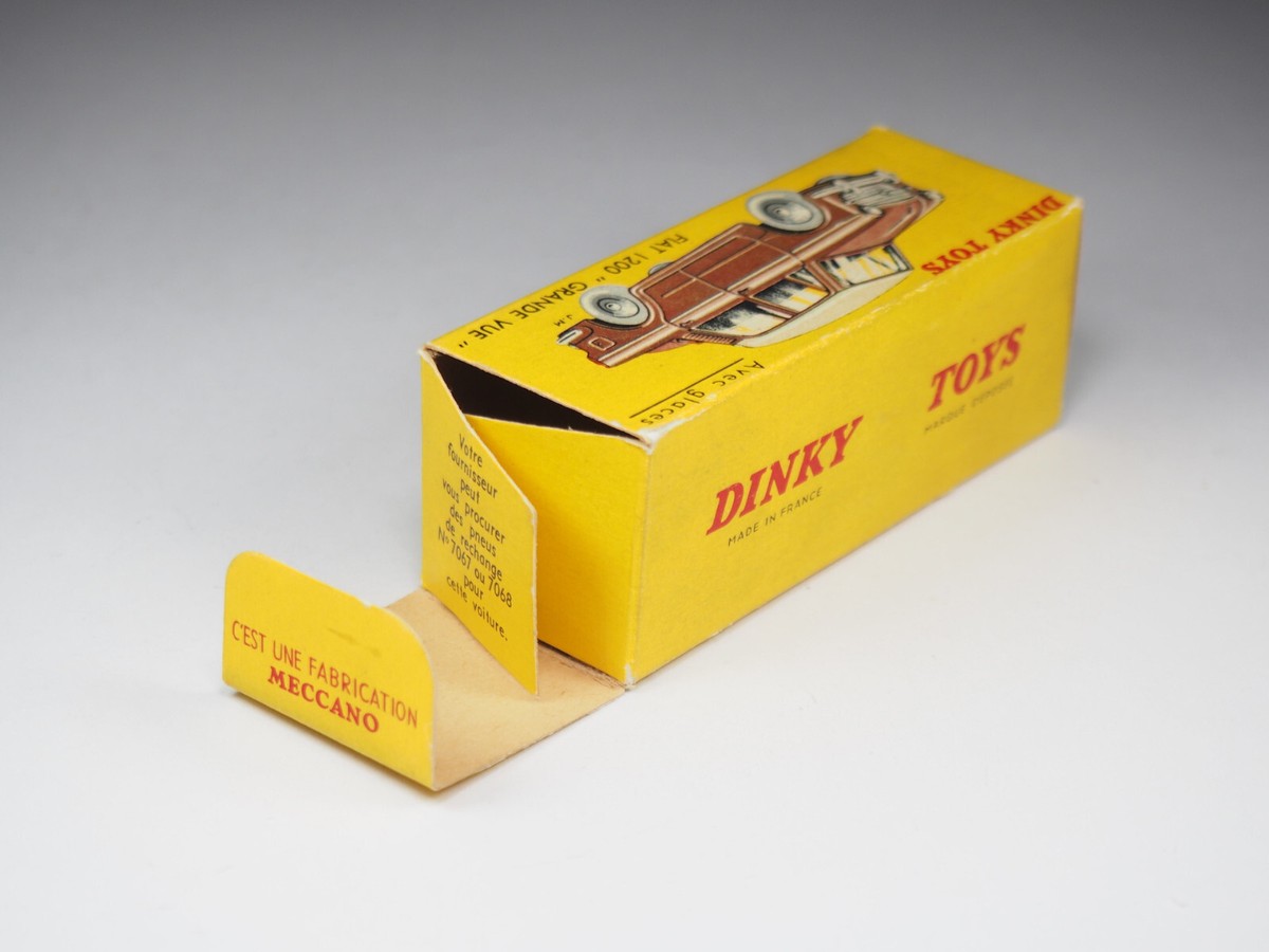 ANCIENNE DINKY TOYS FRANCE 531 FIAT 1200 GRANDE VUE + Boîte d'origine EUR 200,00 - FR