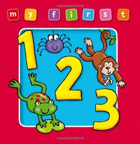 My First 1 2 3 (My First Baby Books) by Award, Anna Board book Book The Fast - Imagen 1 de 2