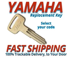 Yamaha Scooter ATV Motorcycle Keys Replacement Key Cut to Code D69510- D78897  