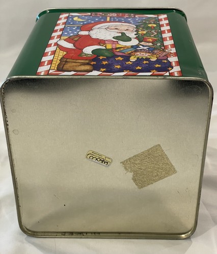 DECORATIVE METAL TIN, MERRY CHRISTMAS WITH SANTA CLAUS - Picture 6 of 6